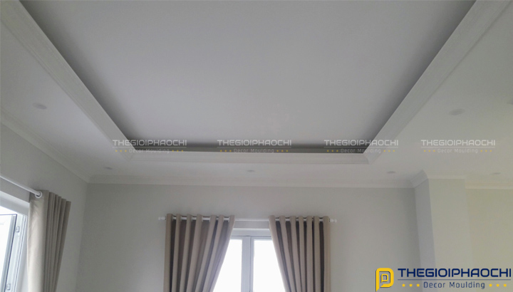 Thi Công Phào Chỉ Nhựa Hàn Quốc Biệt Thự Thiên Tuế